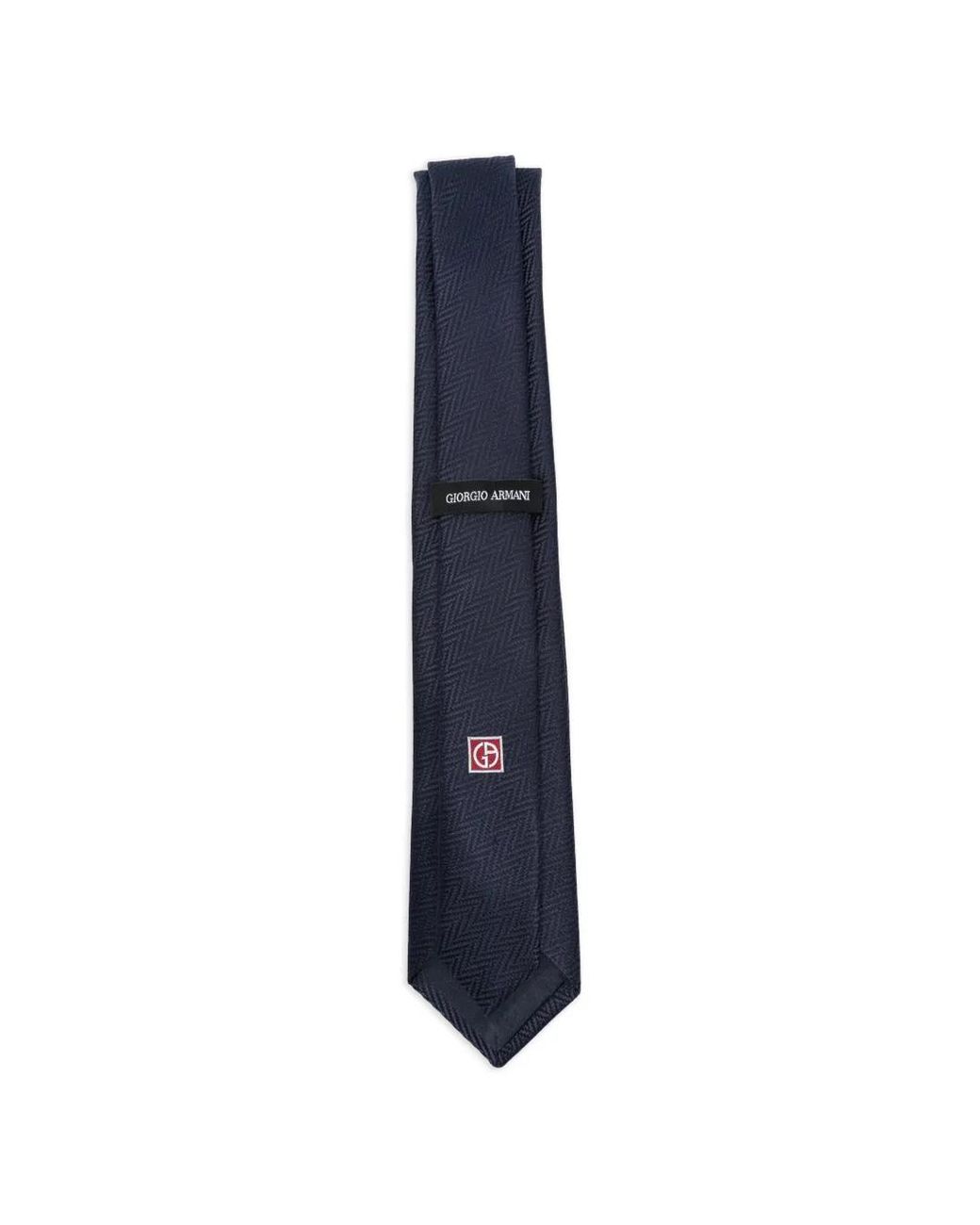Giorgio Armani Blue Patterned Tie for men
