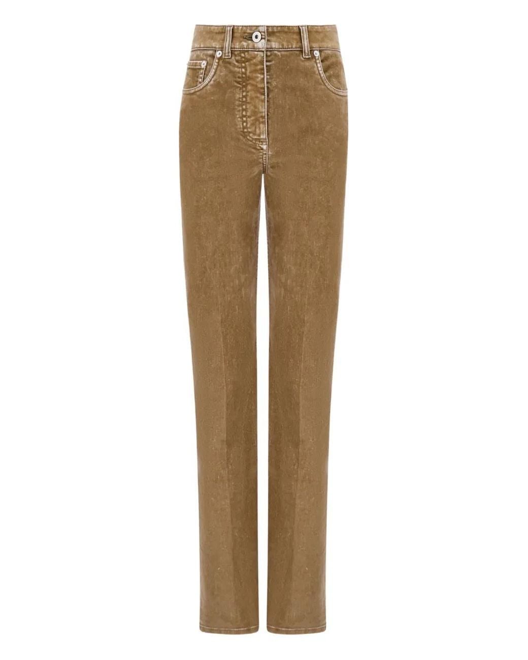 Ferragamo Natural Five Pocket Trousers