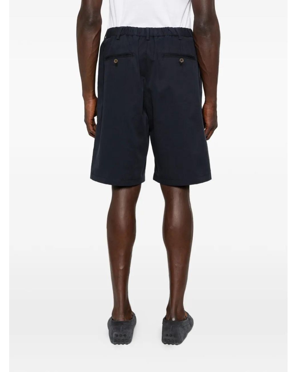 Myths Blue Tailored Shorts for men
