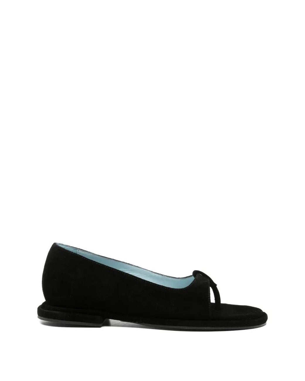 Nicole Saldanã Black Senna Suede Sandals