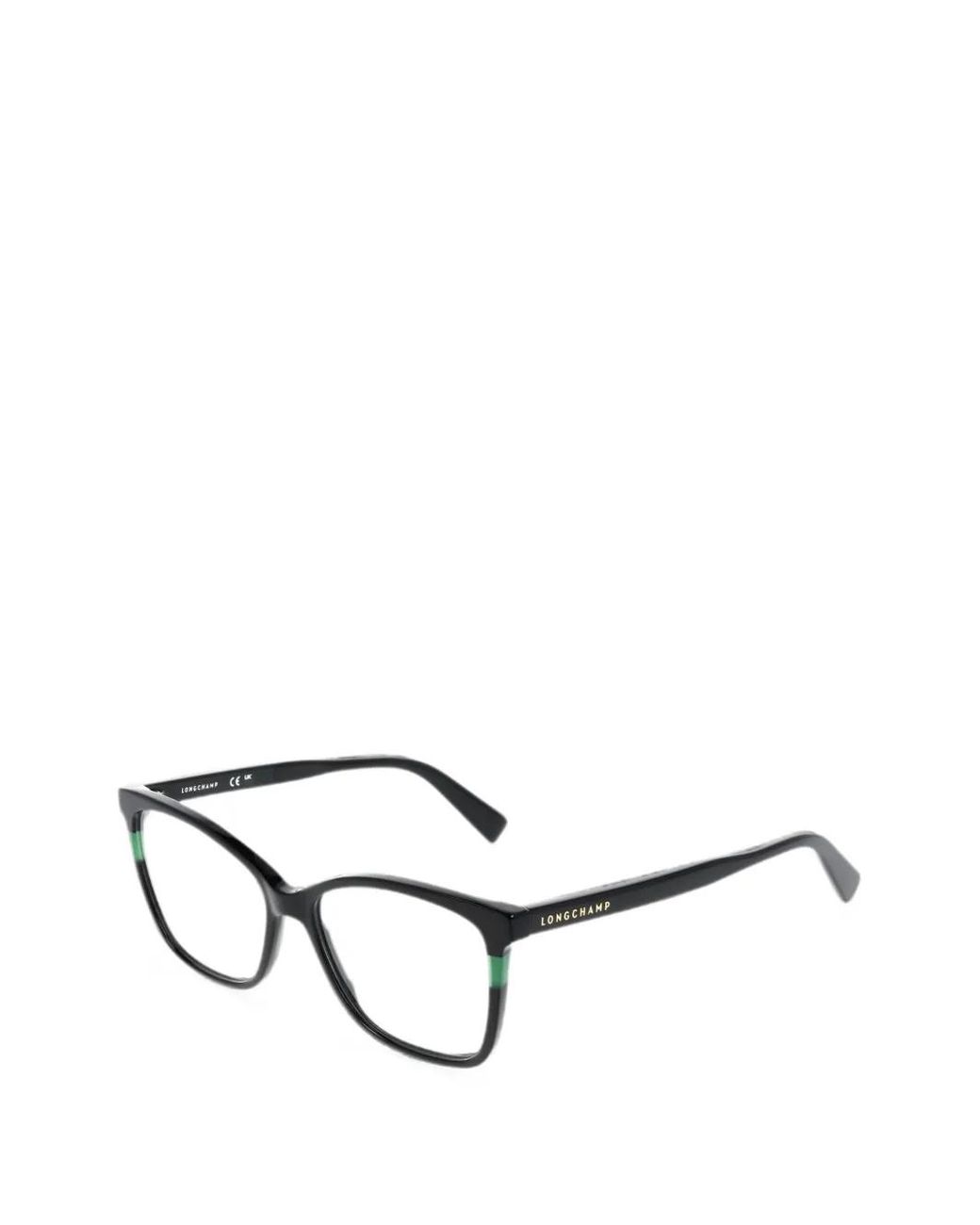 Longchamp Black Square-Frame Glasses