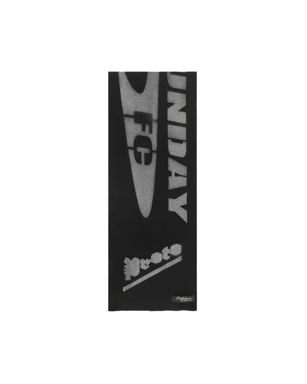 PROTOTYPES Black Football Scarf
