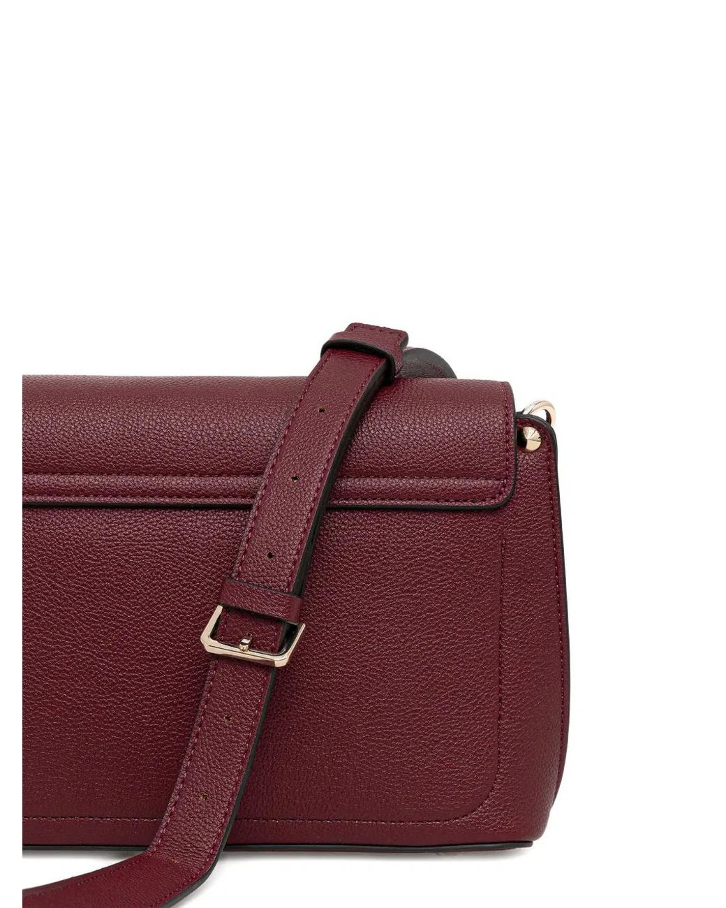 Guess Purple Logo-Plaque Cross-Body Bag