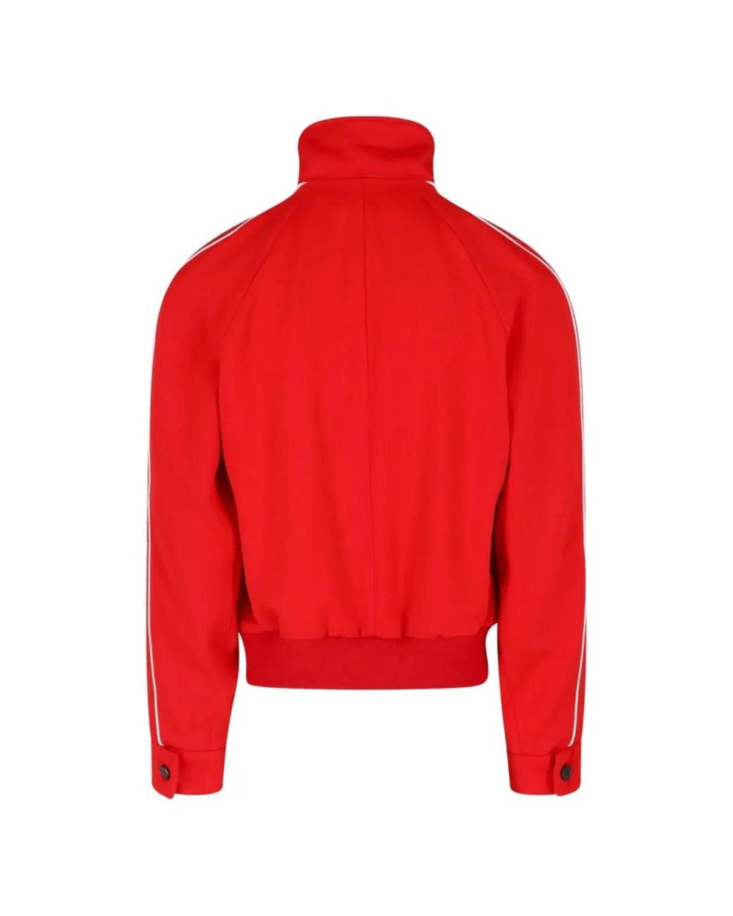 Marni Red Contrast-Piping Zip-Up Jacket for men