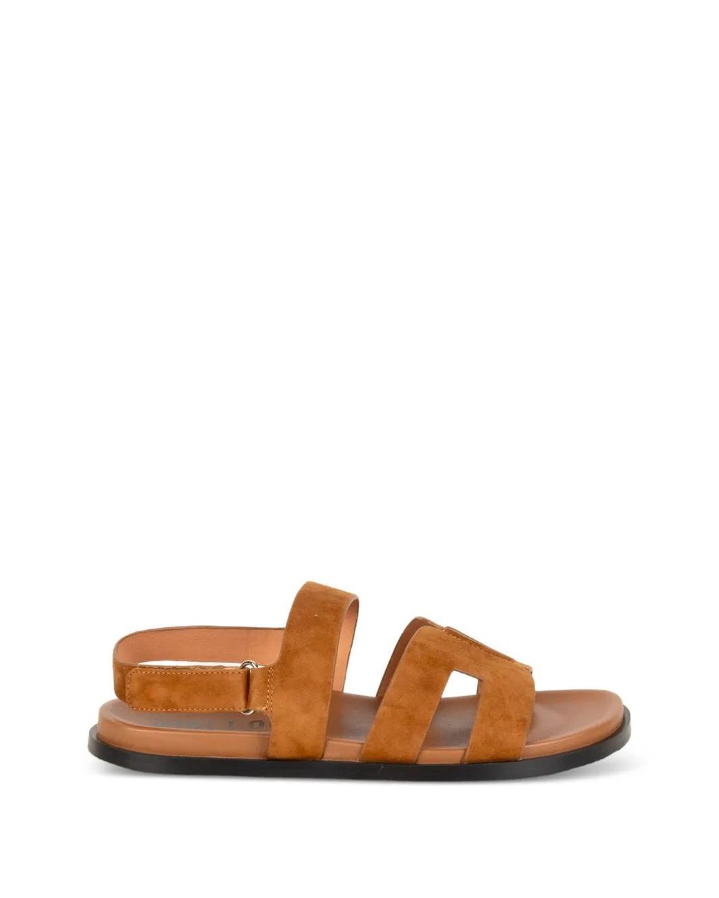 Bibi Lou Brown Mindy Cut-Out Touch-Strap Sandals