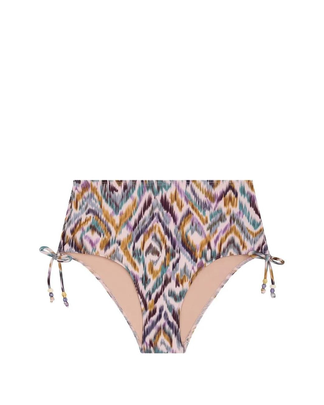 Aubade Pink Aurora Sands High-Waist Bikini Bottoms