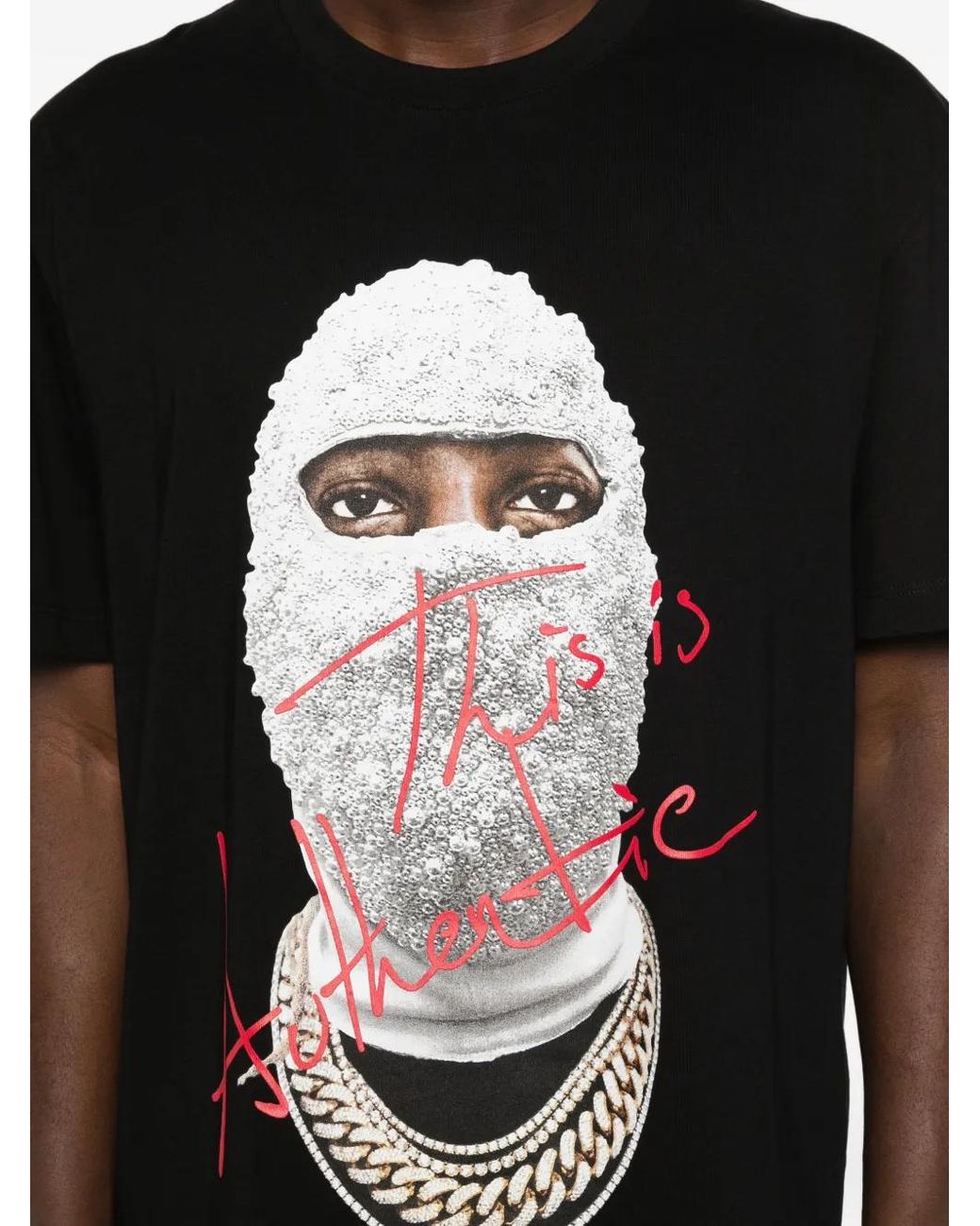 Ih Nom Uh Nit Black Graphic T-Shirt for men