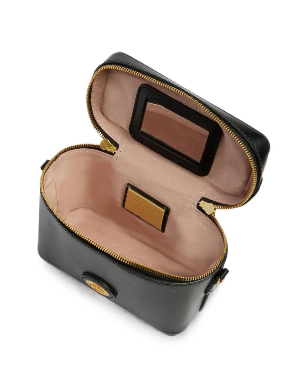 The Bridge Black Leather Mini Bag