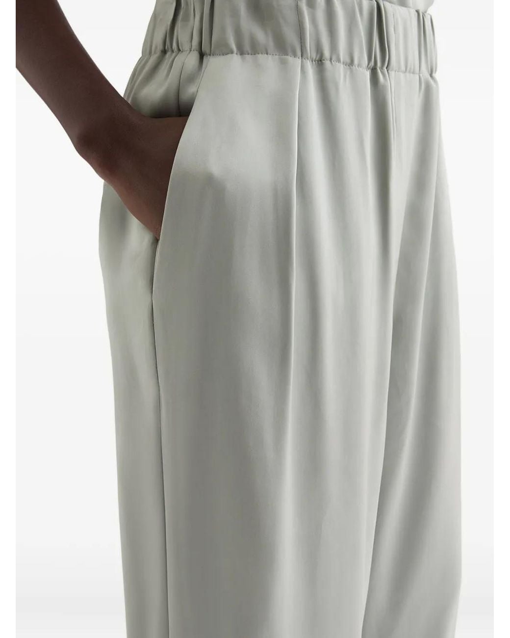 Jil Sander Viscose Broek in het Gray