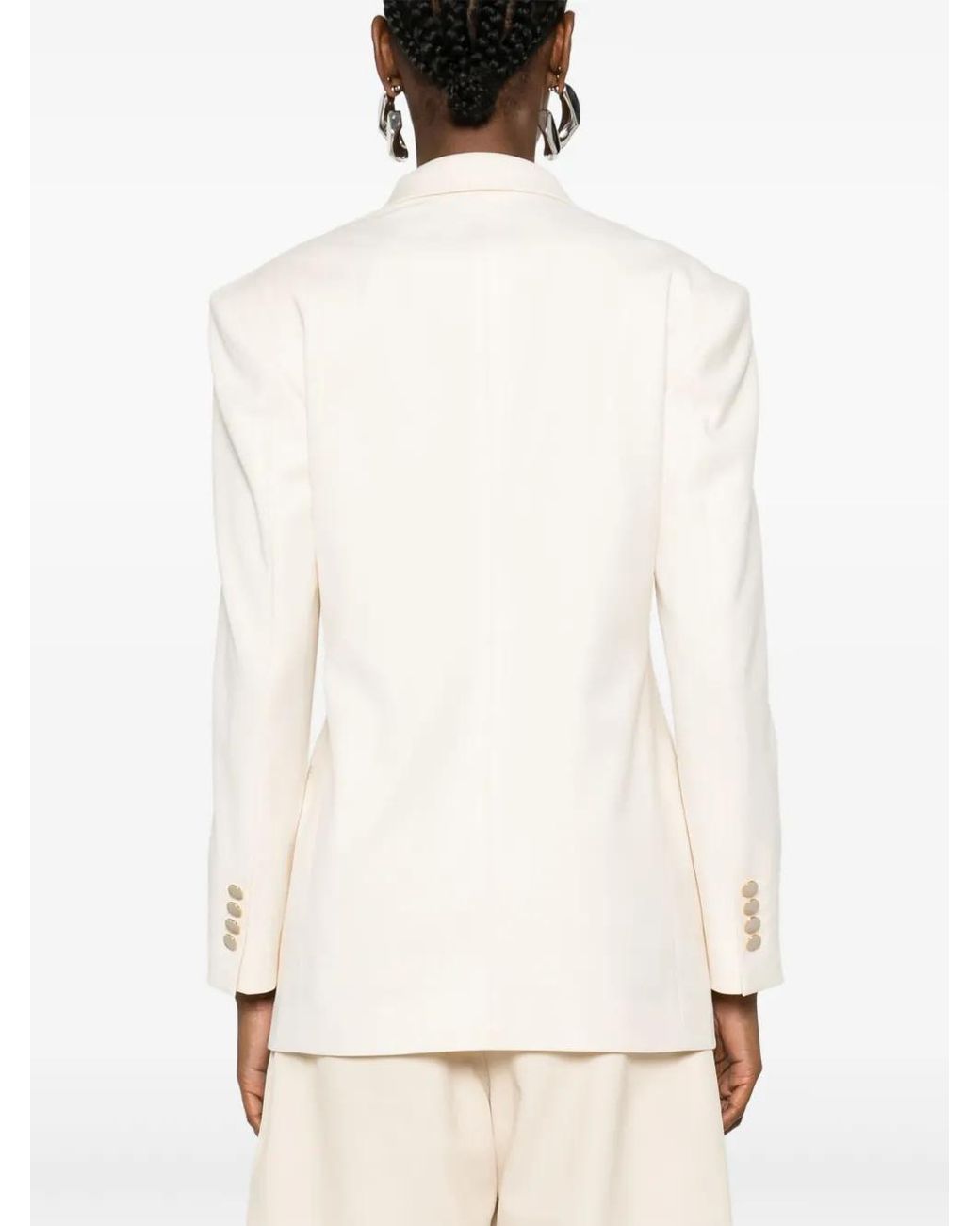 Eraldo Natural Double-Breasted Blazer