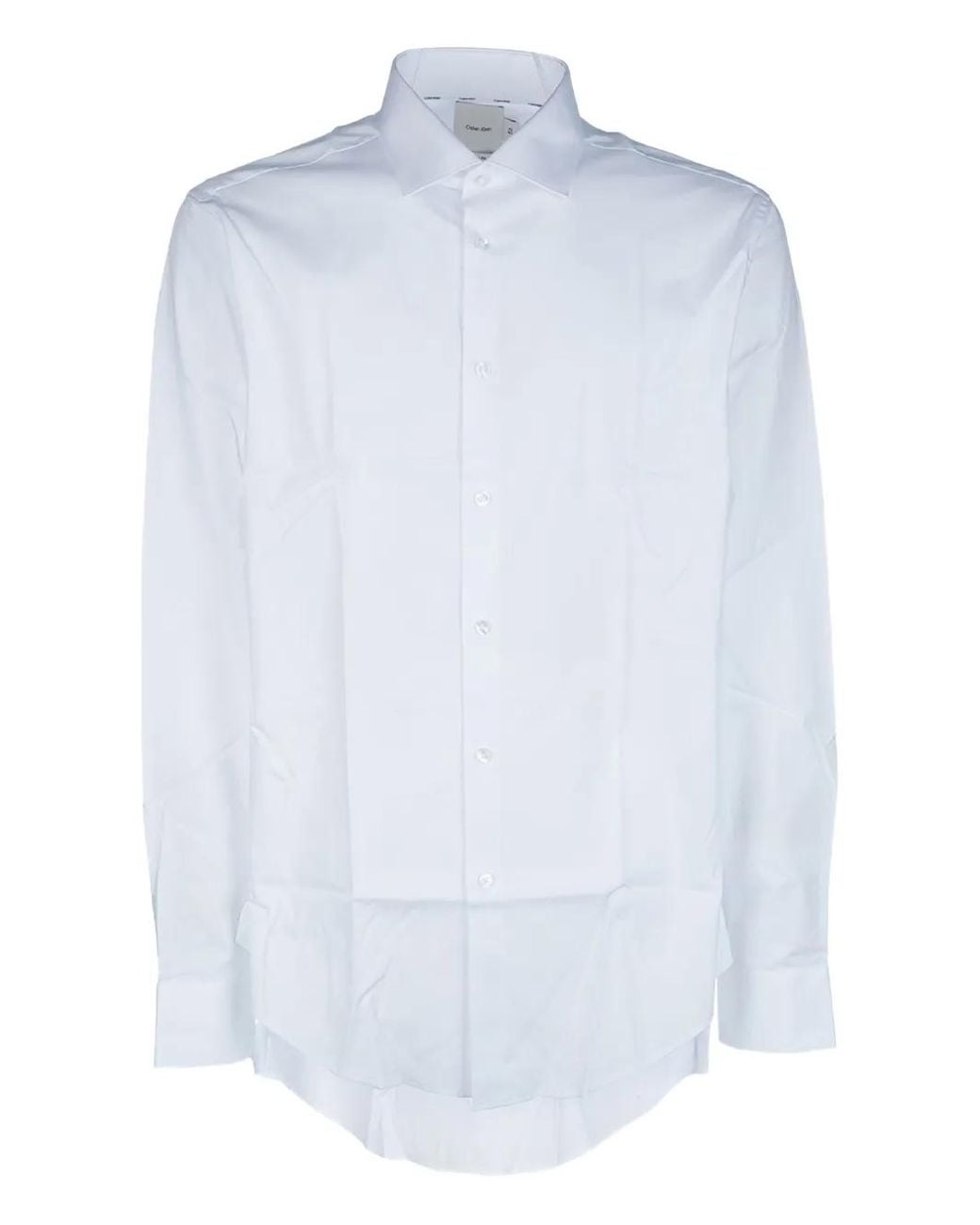 Calvin Klein White Buttoned Shirt for men