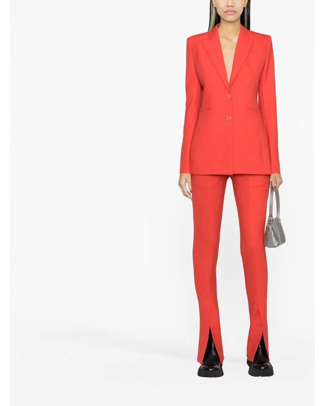 Off-White c/o Virgil Abloh Split-Hem Flared Trousers