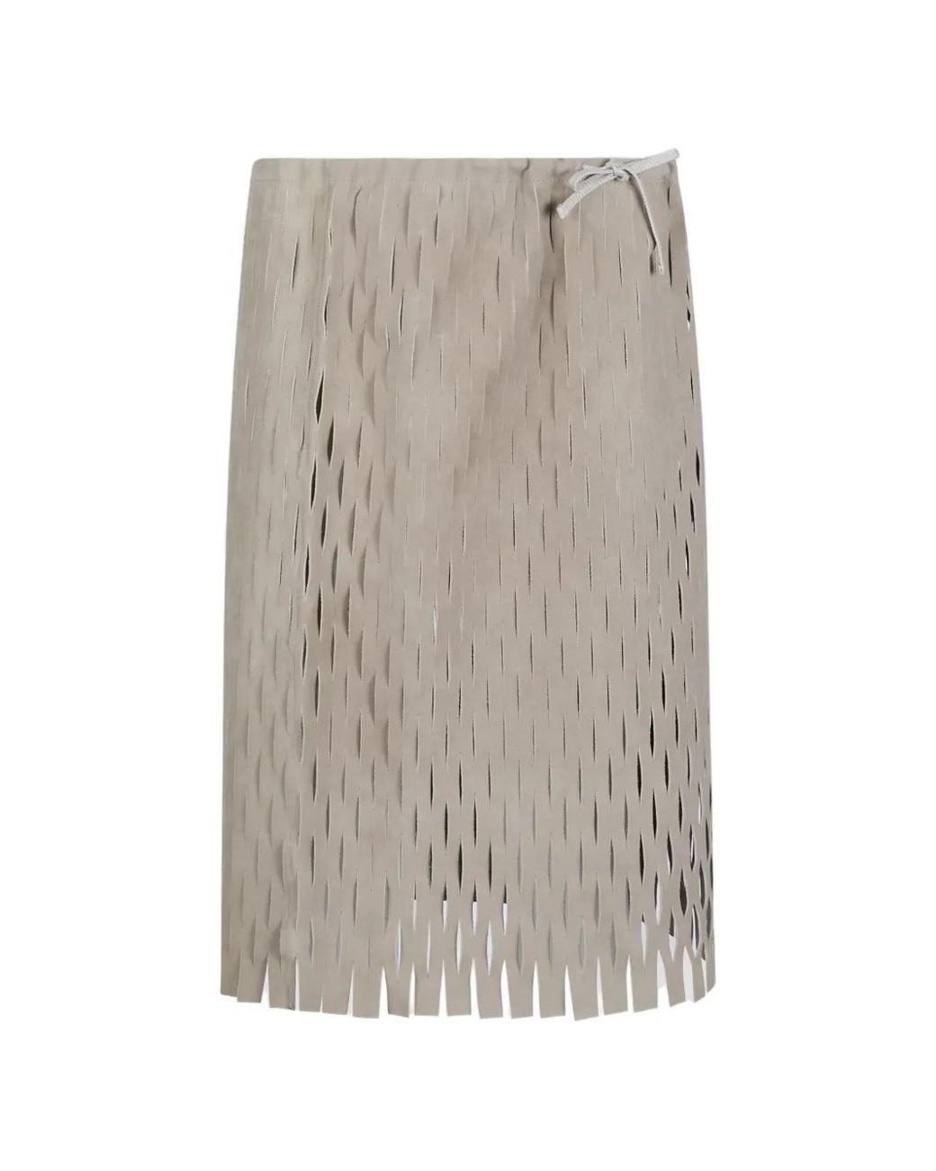 Our Legacy Gray Cut Skirt