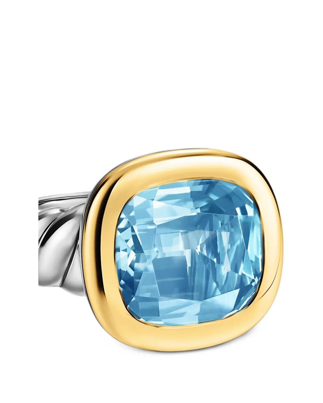 David Yurman Blue Mercer Topaz Ring