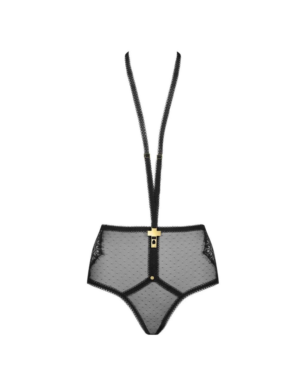 Maison Close Gray Inspiration Divine High-Waist Briefs