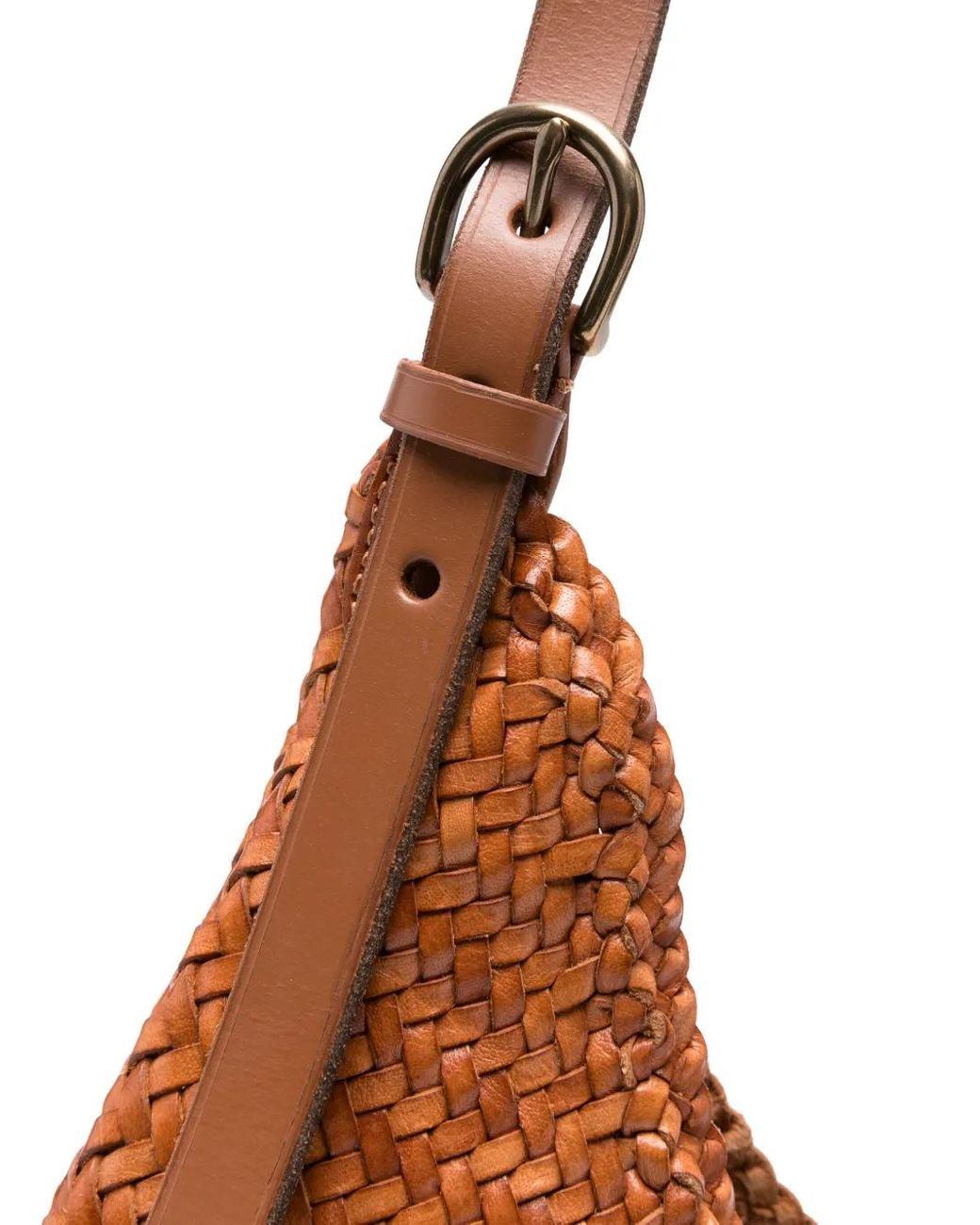 Borsa A Spalla Luna Piena di Dragon Diffusion in Brown