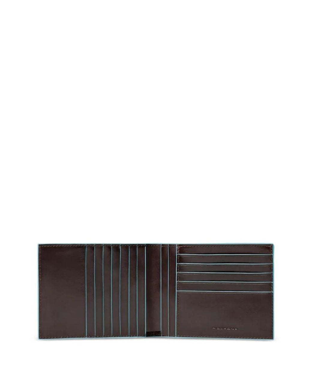 Piquadro Brown Square Leather Wallet for men