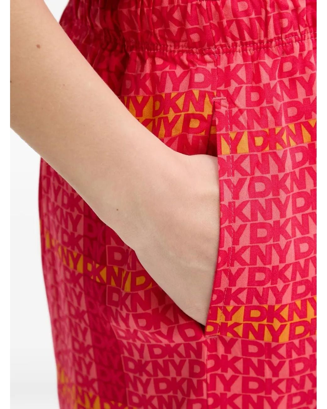 DKNY Red Logo-Print Pajamas (Set Of Two)