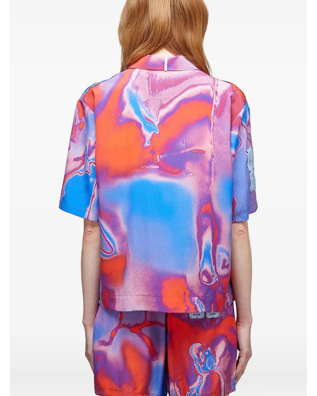 McQ Alexander McQueen Top Met Kraag in het Red