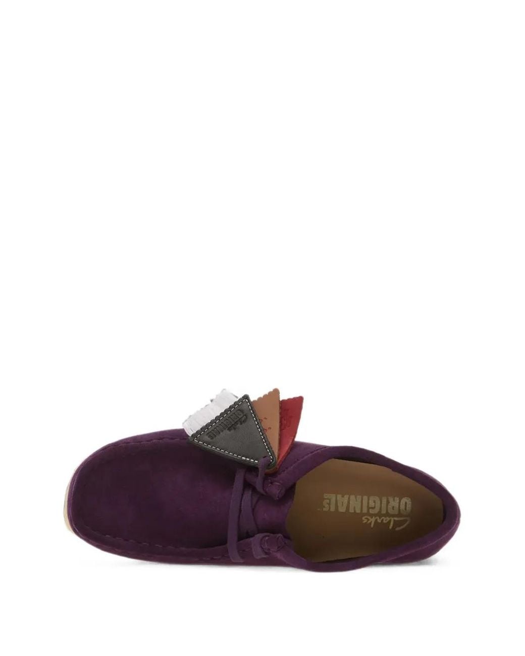 Clarks Purple Mocassins Wallabee