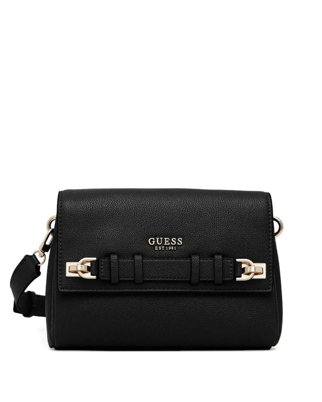Guess Black Gregoria Logo-Detail Cross Body Bag