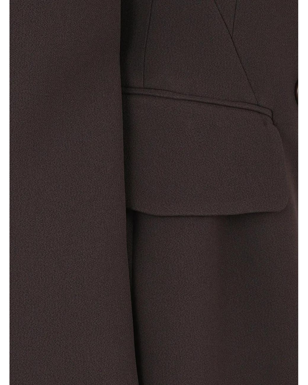 Ermanno Scervino Black Double-Breasted Pocket Jacket