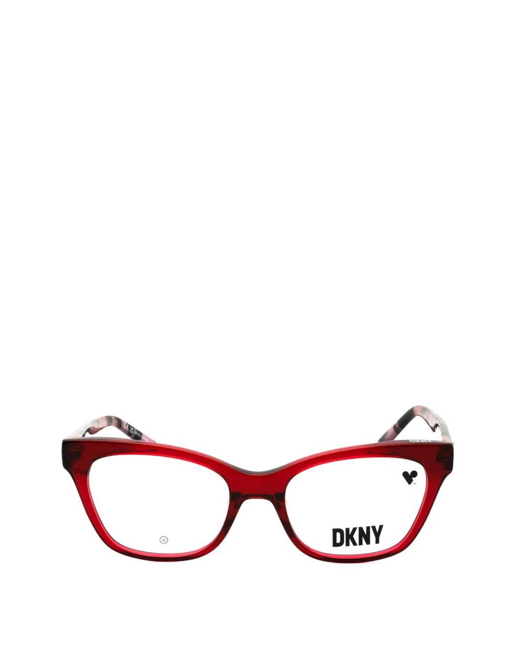 DKNY Red Cat-Eye Glasses