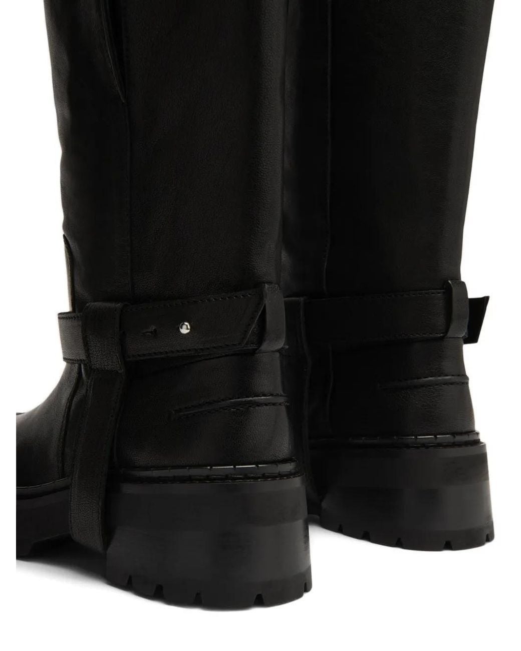 By Far Black Yaka Biker Boots