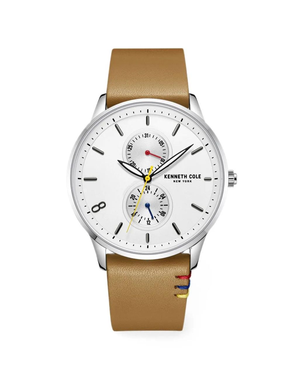 Kenneth Cole White Montre À Cadran Chronographe Mm for men