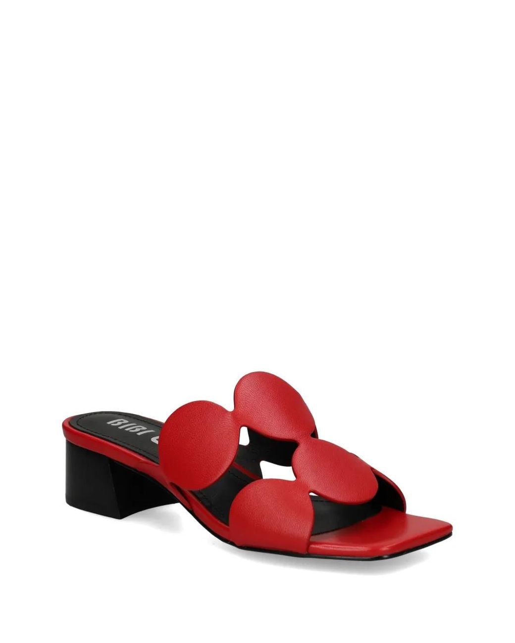 Bibi Lou Red 40Mm Onami Mules