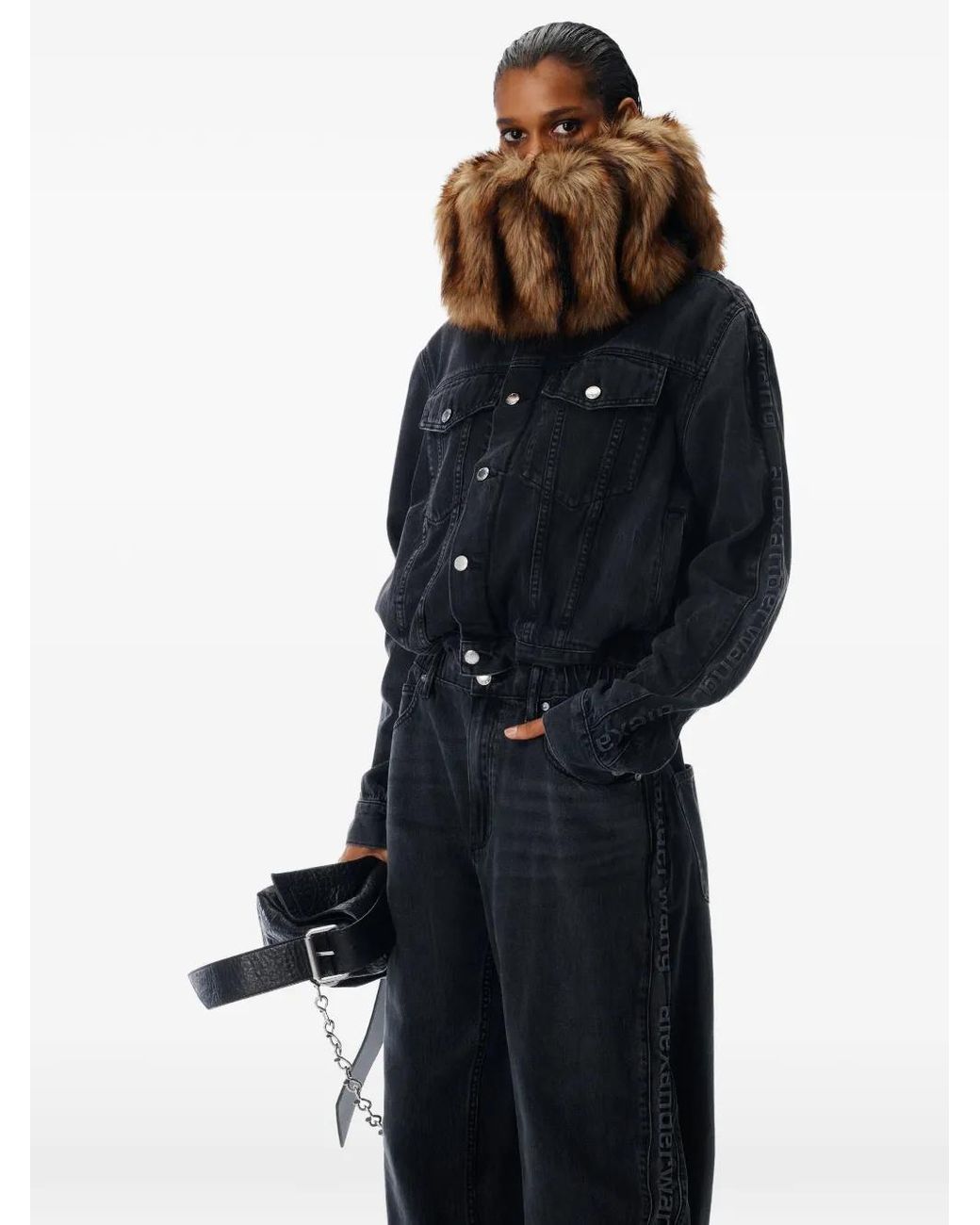 Jean À Coupe Ample Alexander Wang en coloris Blue
