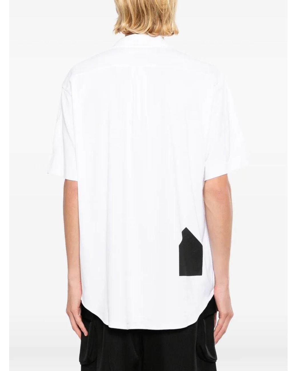 Dover Street Market White X Kei Ninomiya Patched Shirt for men