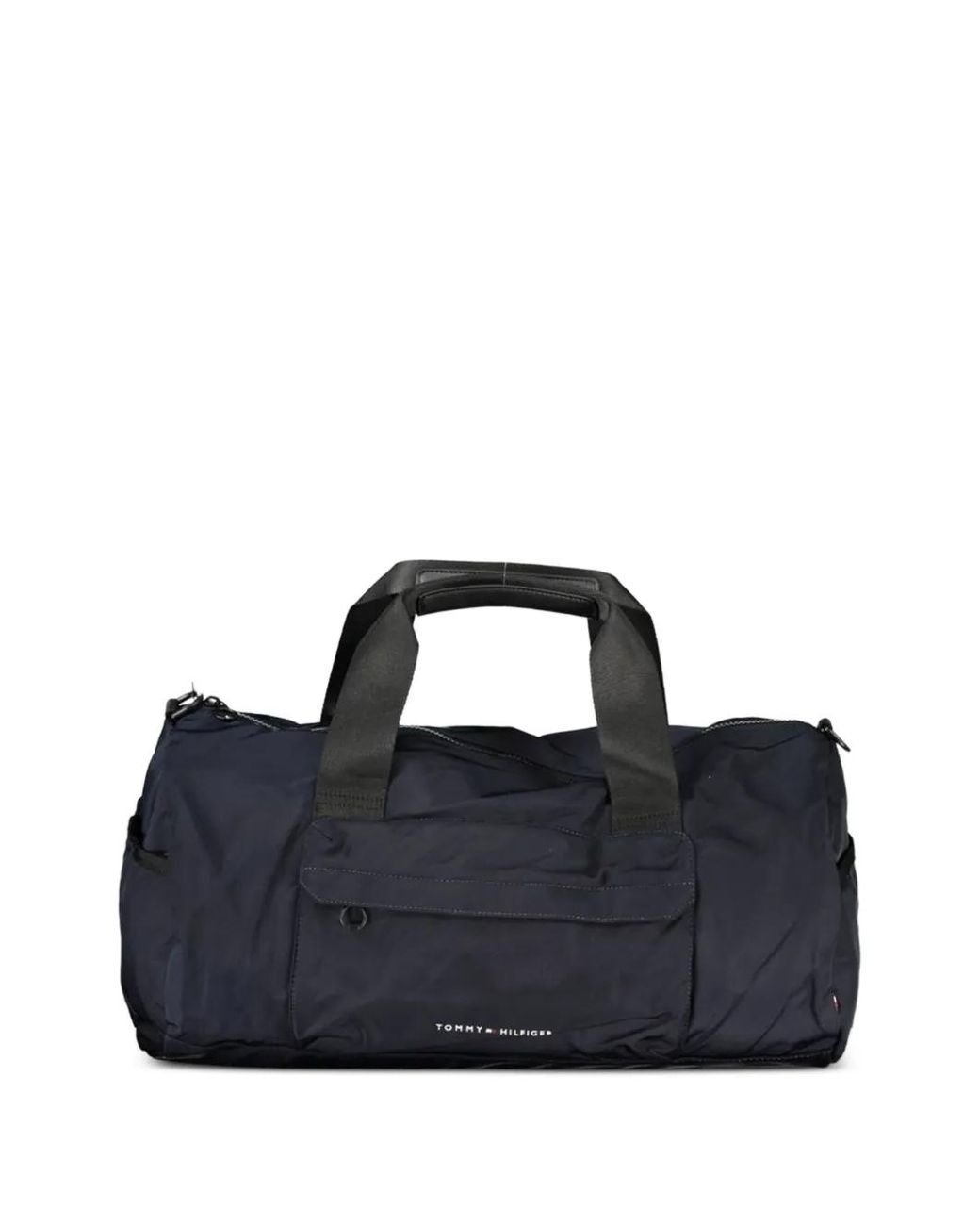 Tommy Hilfiger Blue Logo-Print Duffle Bag for men