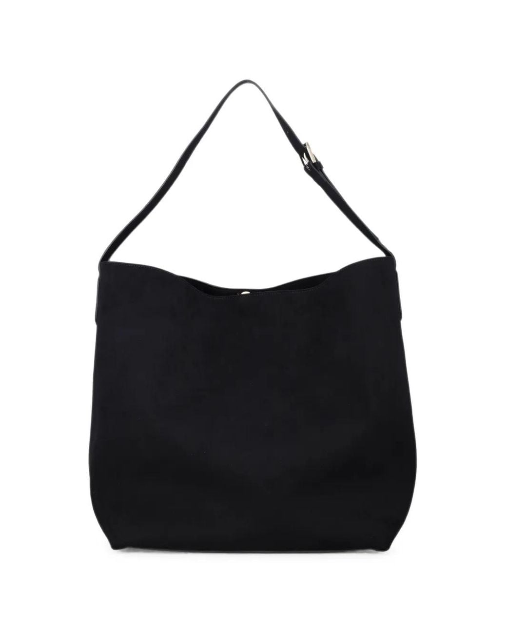 THEMOIRÈ Black Sac Porté Épaule À Effet Daim