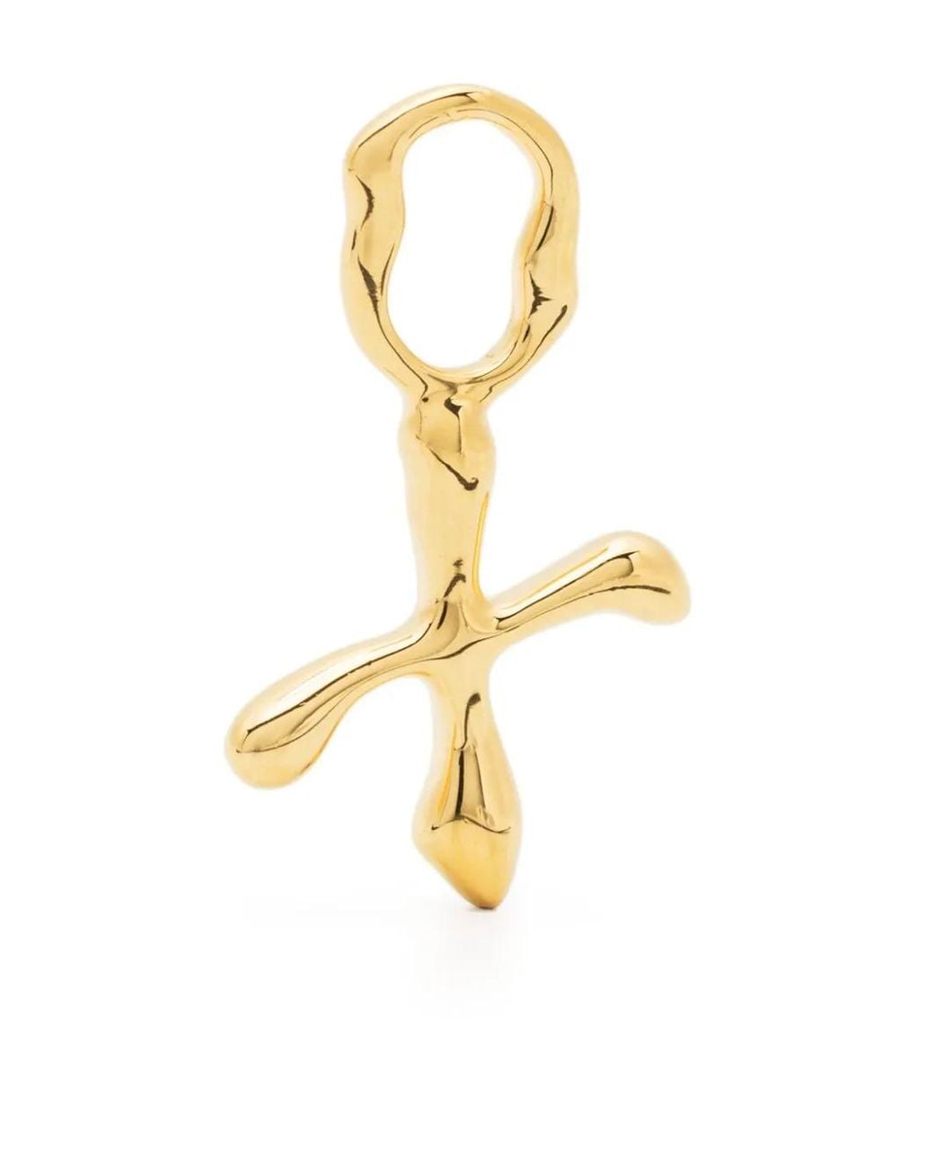 Maria Black Metallic Fluent Letter X Charm