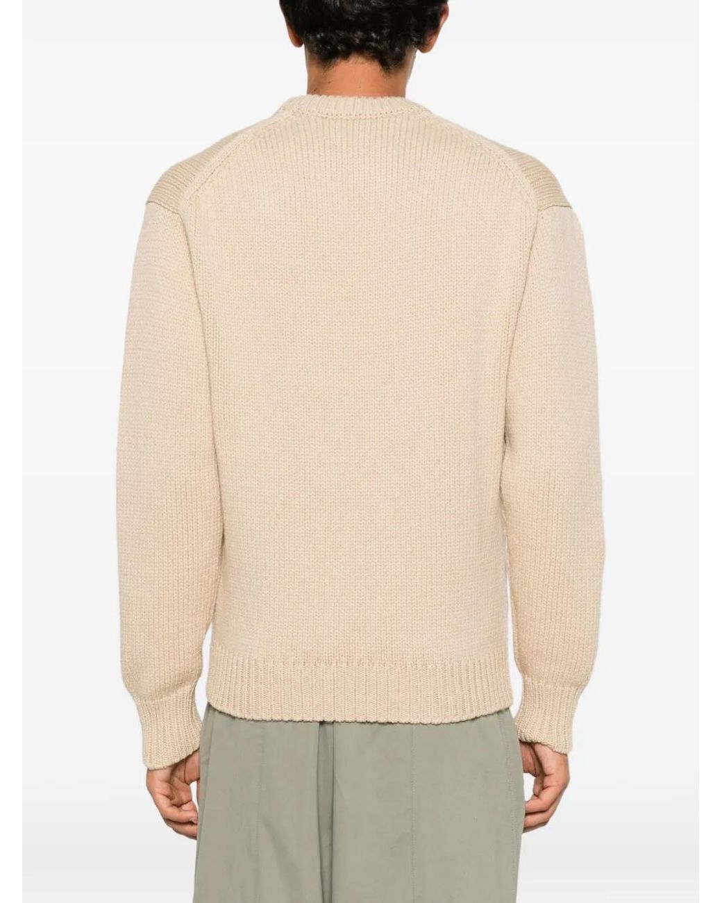 Malo Natural Crew-Neck Sweater for men
