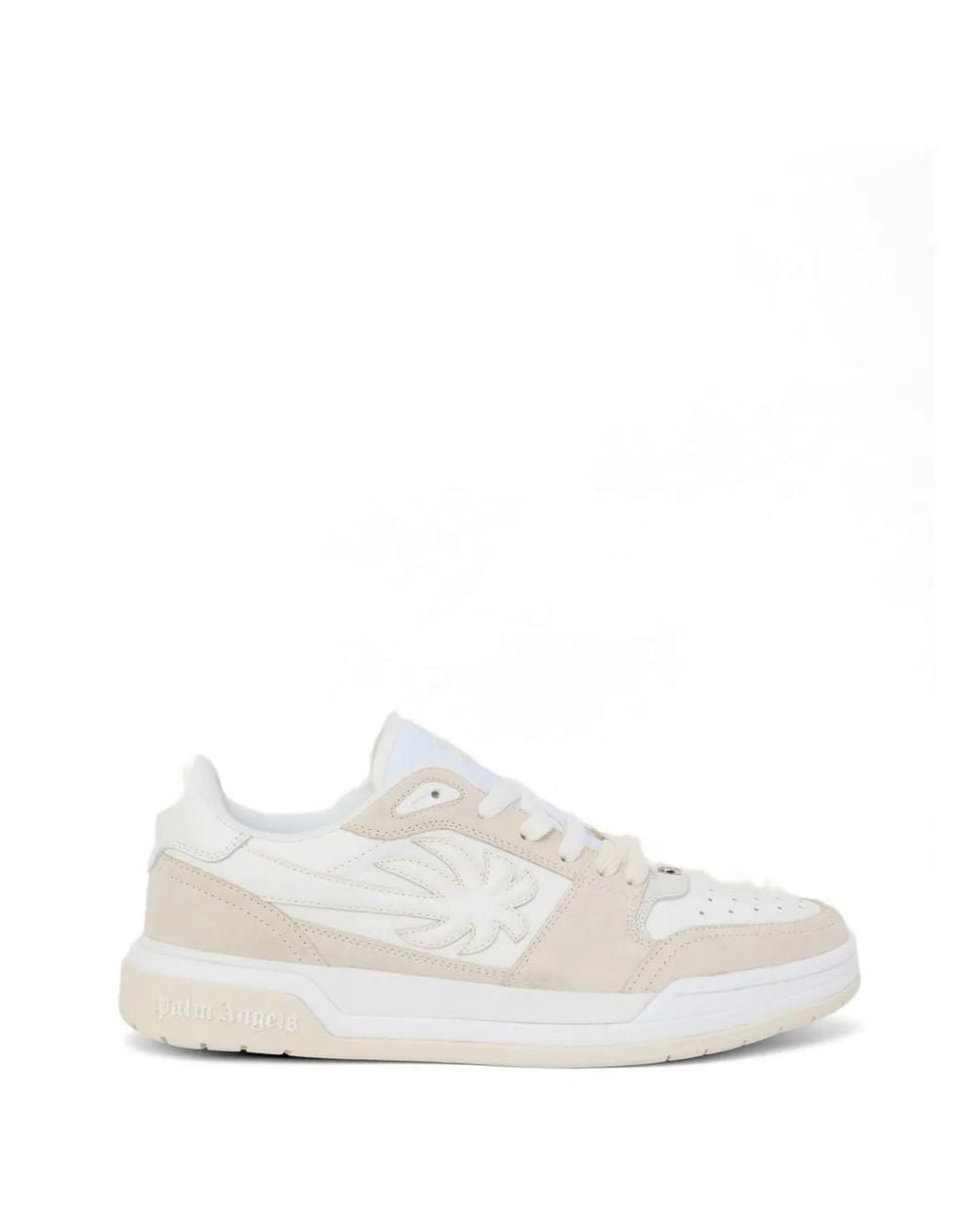 Palm Angels White Palm Basketball Sneakers for men