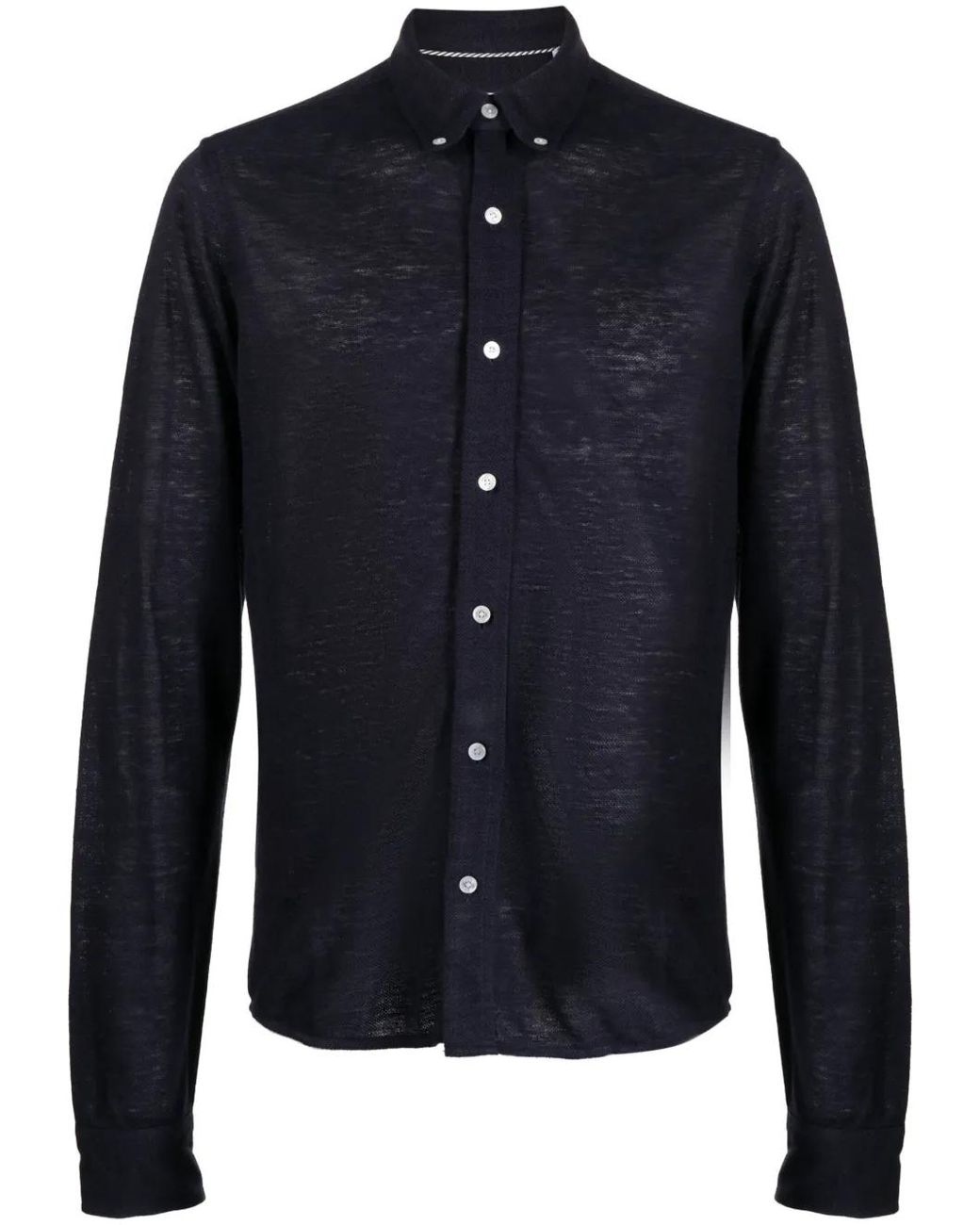 Private Stock Blue The Drevet Long-Sleeve Shirt for men
