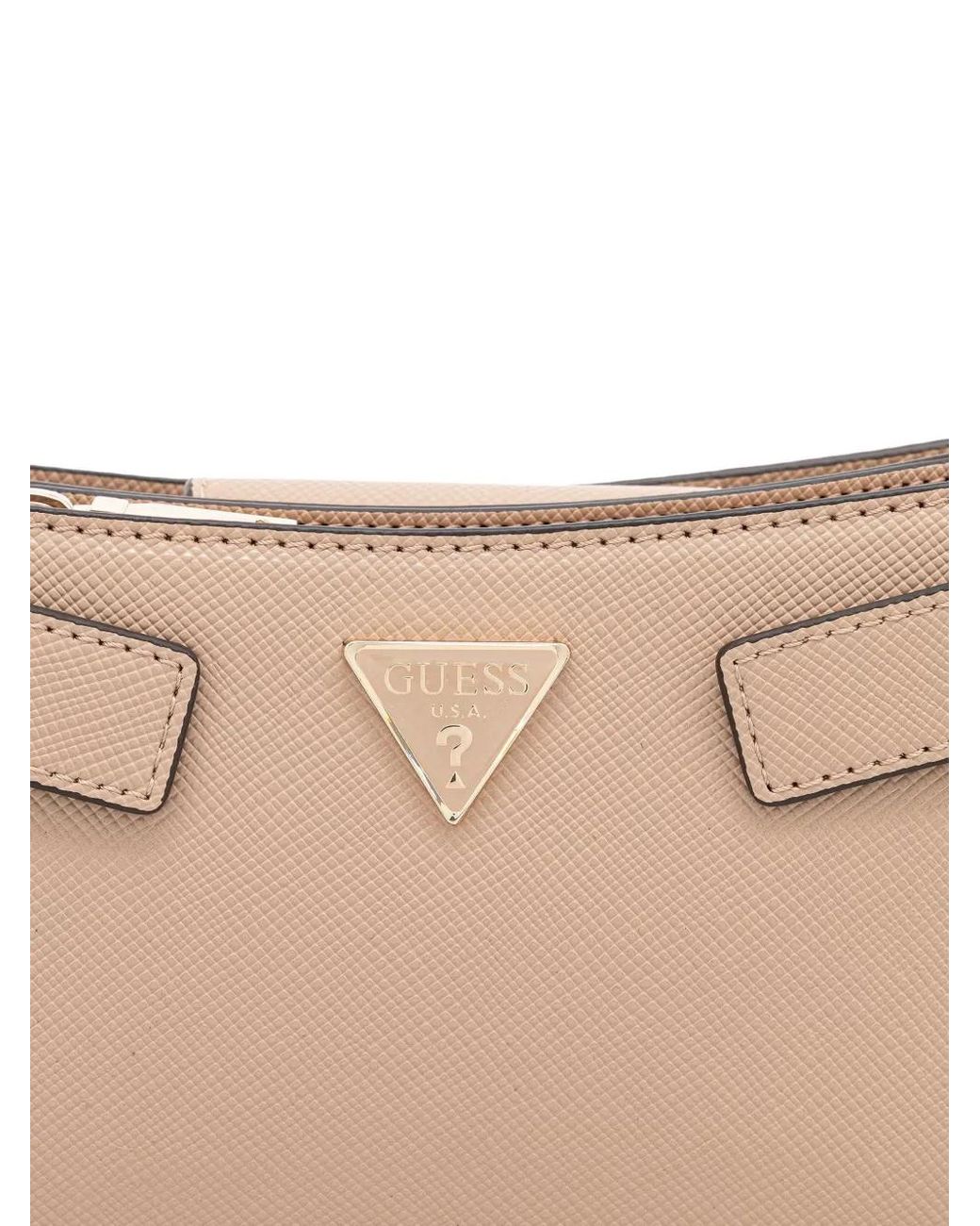 Guess Natural Serenova Saffiano Mini Crossbody