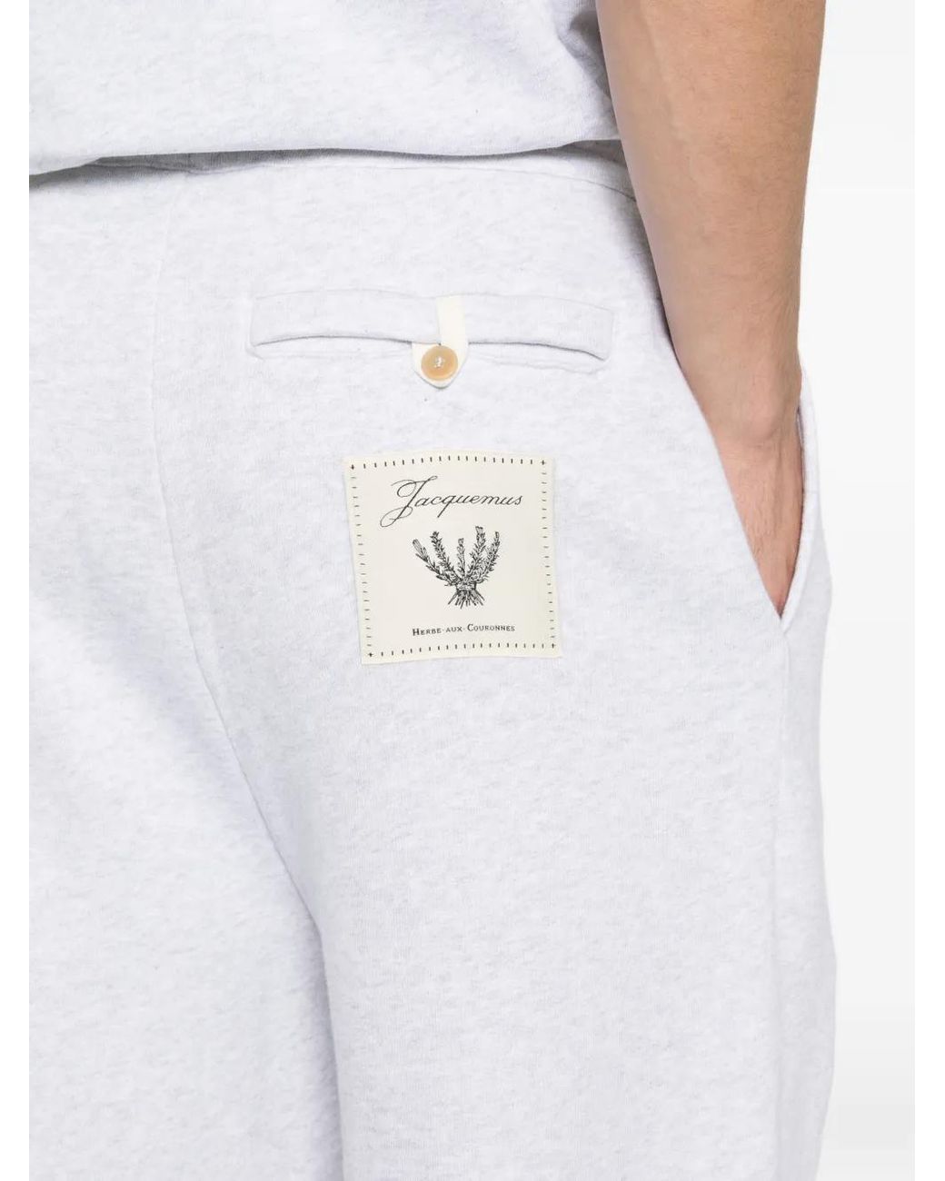 Jacquemus White Jogging Pants for men