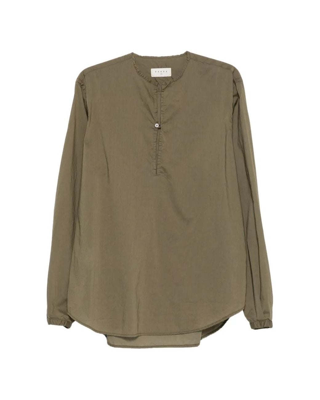 Paura Green Euclide Shirt for men