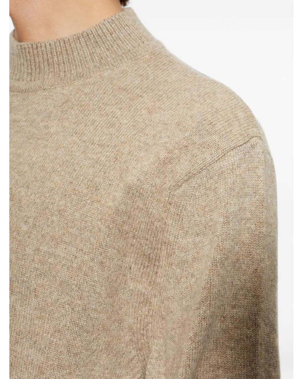 Jacquemus Natural The Cachemire Knit Sweater for men