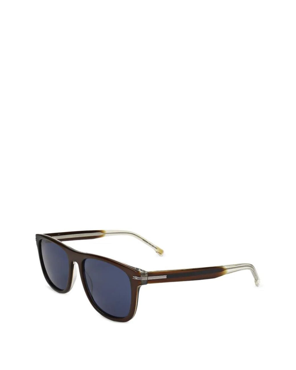 Boss White Square-Frame Sunglasses for men