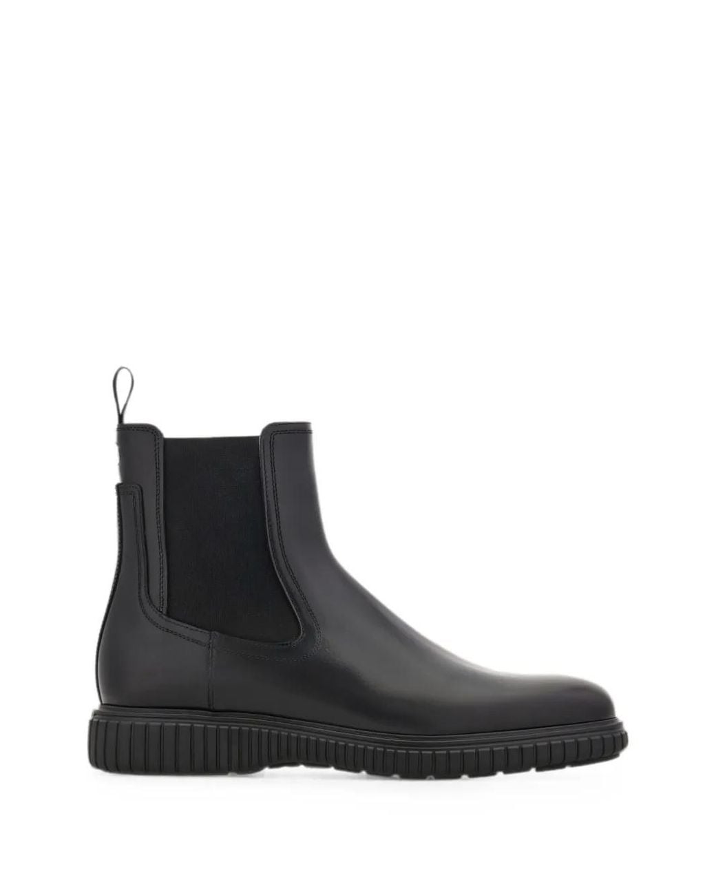 Ferragamo Black Bottines Chelsea Classiques for men