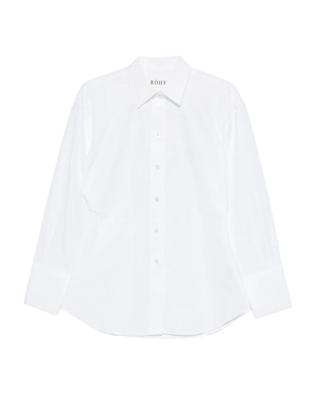 Rohe White Crinkled Shirt