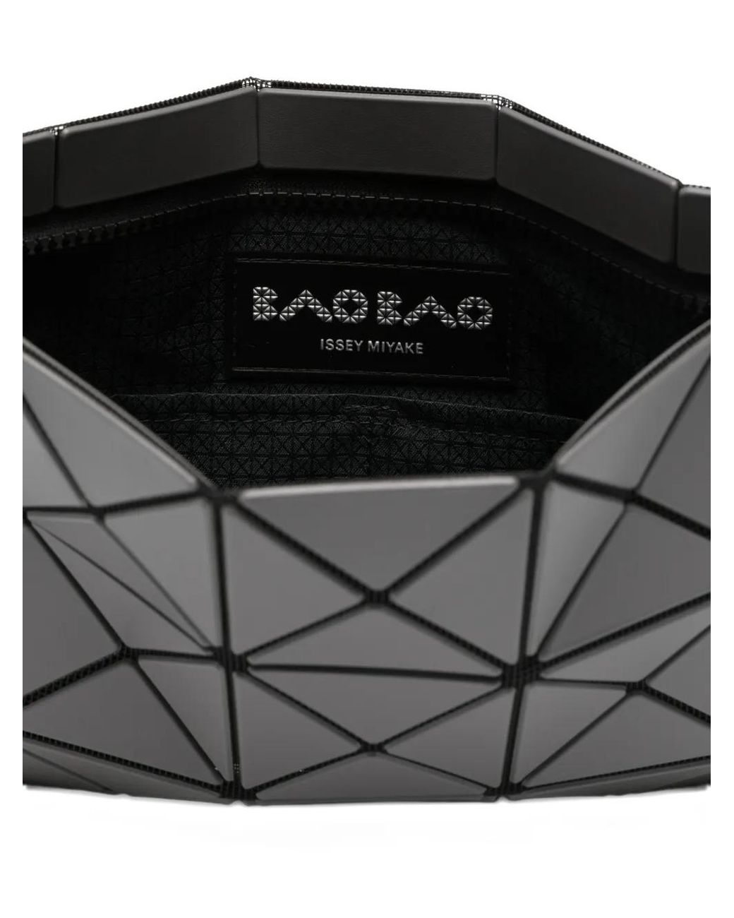 Issey Miyake White Lucente Geometric Crossbody Bag