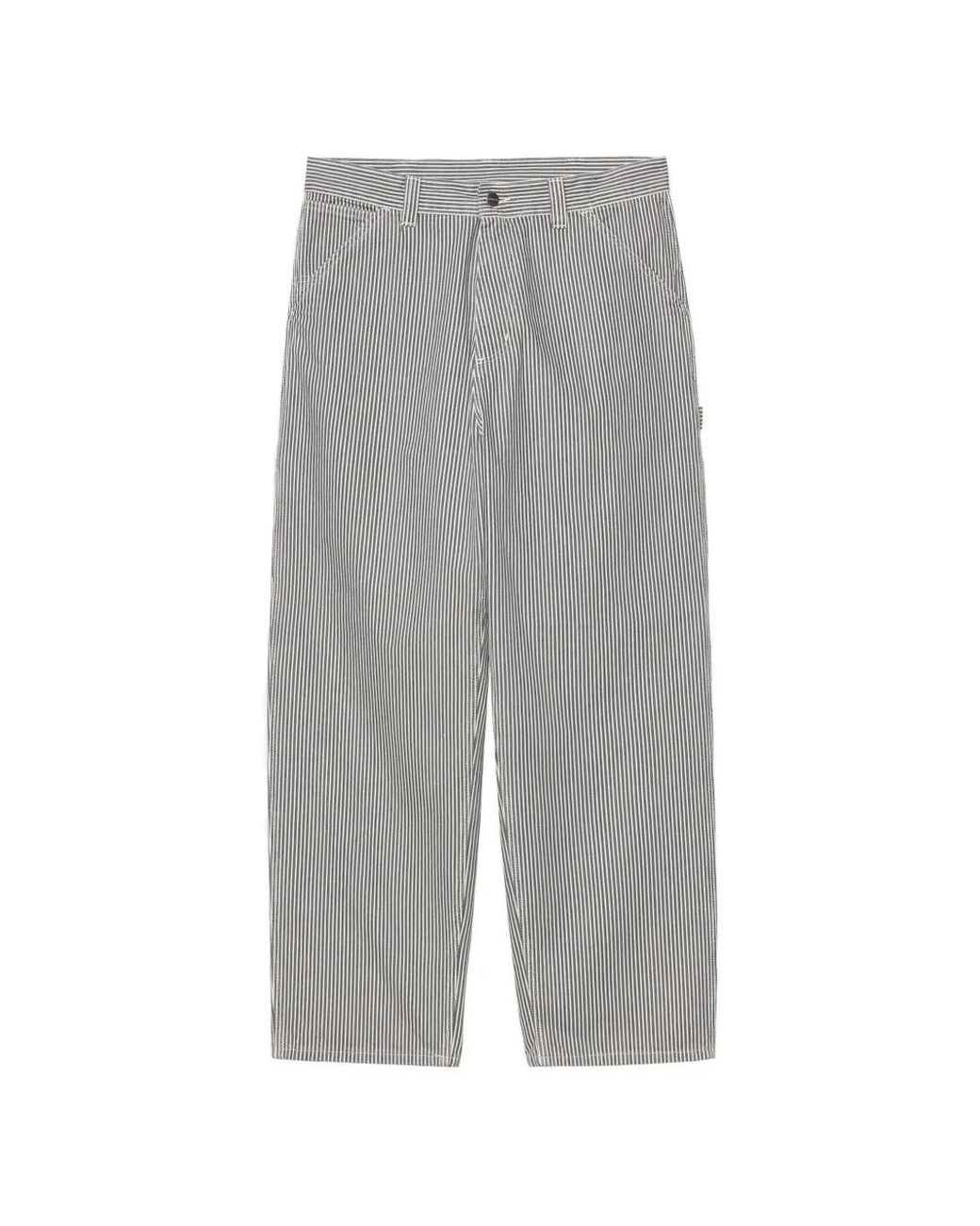 Carhartt Gray Mercer Stripe Single Knee Trousers for men