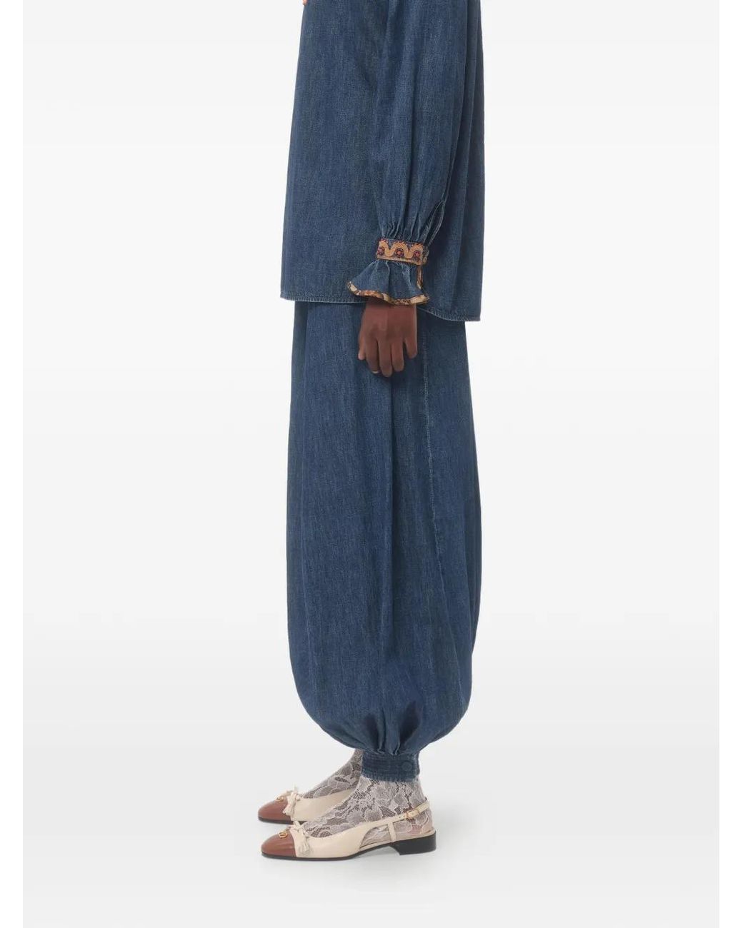 Valentino Garavani Blue Chambray Jeans