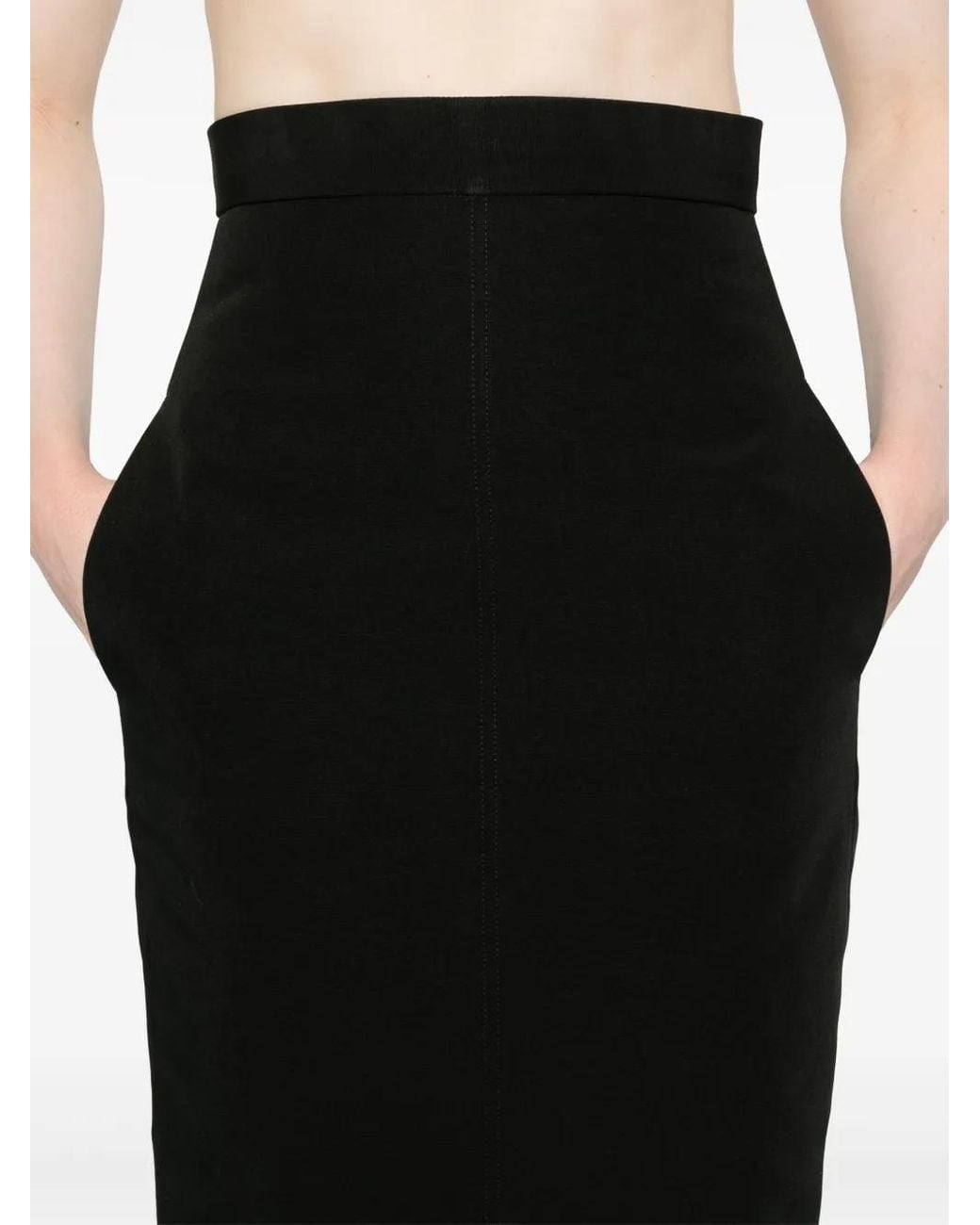 Rick Owens Black Skirt Lido