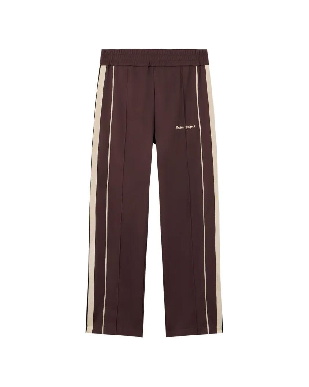 Palm Angels Purple Logo Trackpants for men